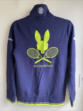 Woman’s L 12-14 Psycho Bunny Tennis Zip-Up Jacket National Bank Open